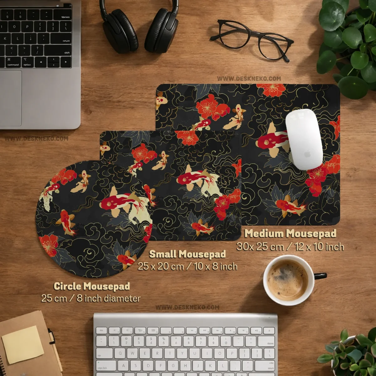 Koi Fish Desk Mat Mousepad - Image 8