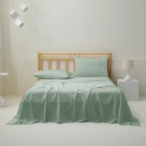 1500TC Cotton Rich Sateen Sheet Set Sage